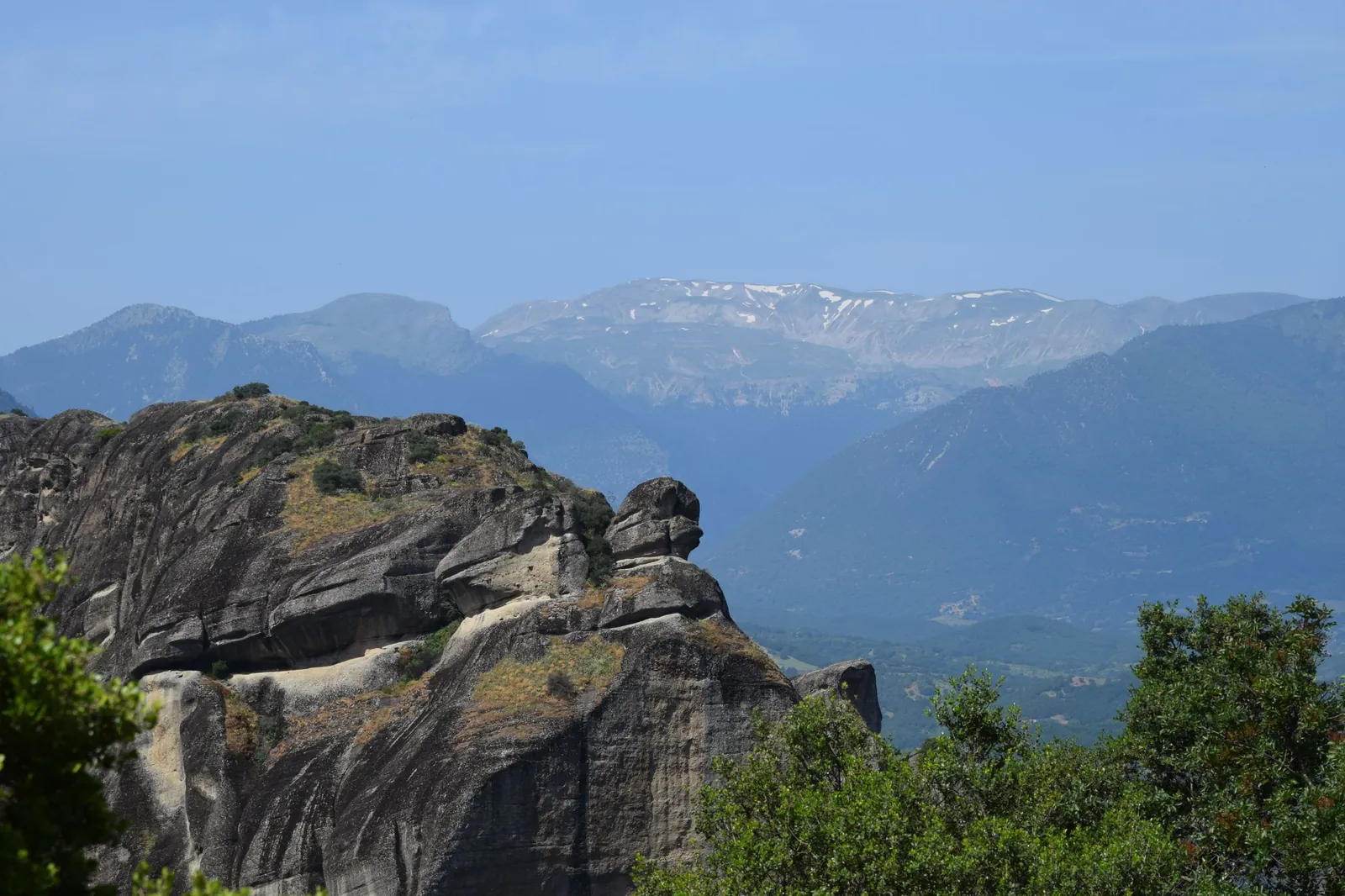 The rocks of Meteora (no horse in the picture)